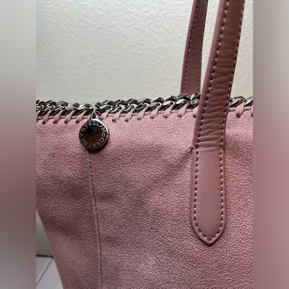 💯AUTHENTIC STELLA MCCARTNEY  SUEDE TOTE BAG, NICE HARDWARE  422362W9132SU17 - Picture 7 of 7